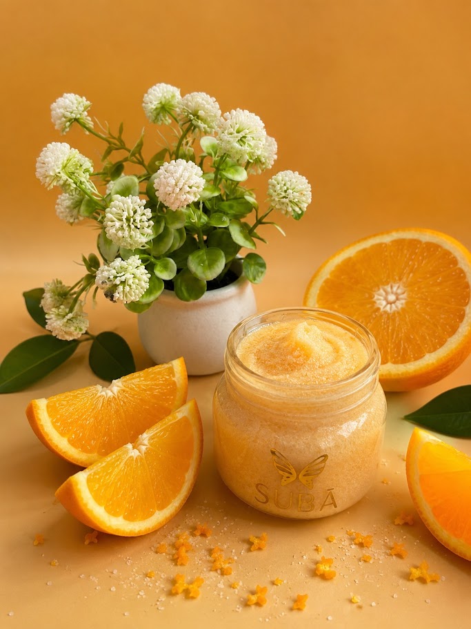 Gommage corps à l'orange