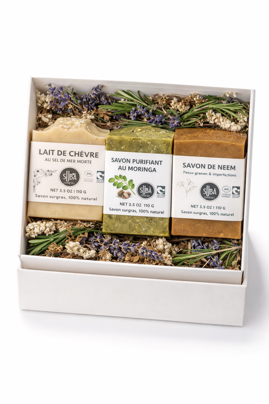 Coffret 3 savons hydratation