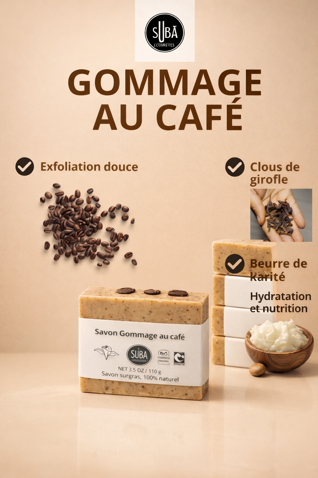 Gommage au café