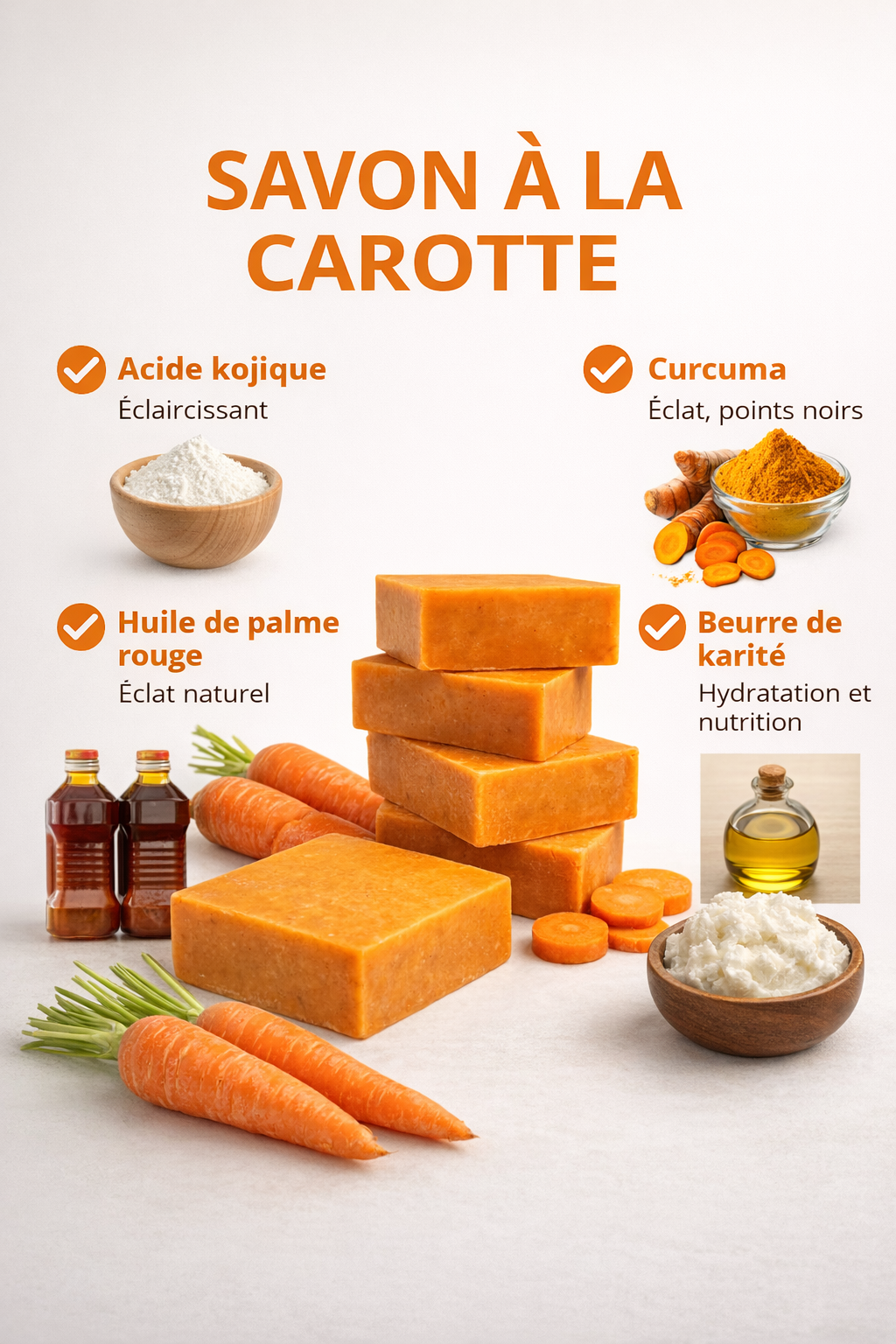 SAVON A LA CAROTTE
