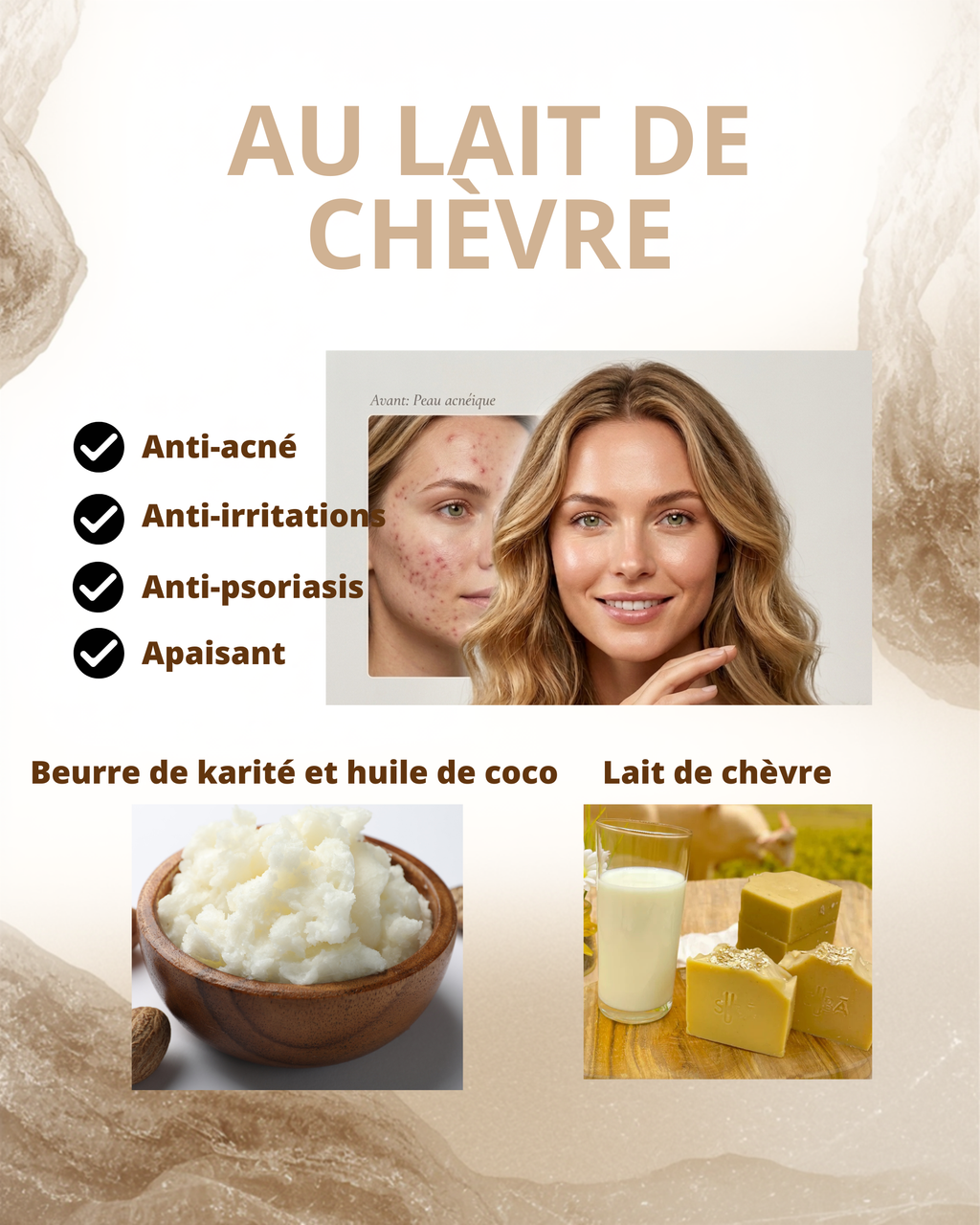 Savon au lait de chèvre
