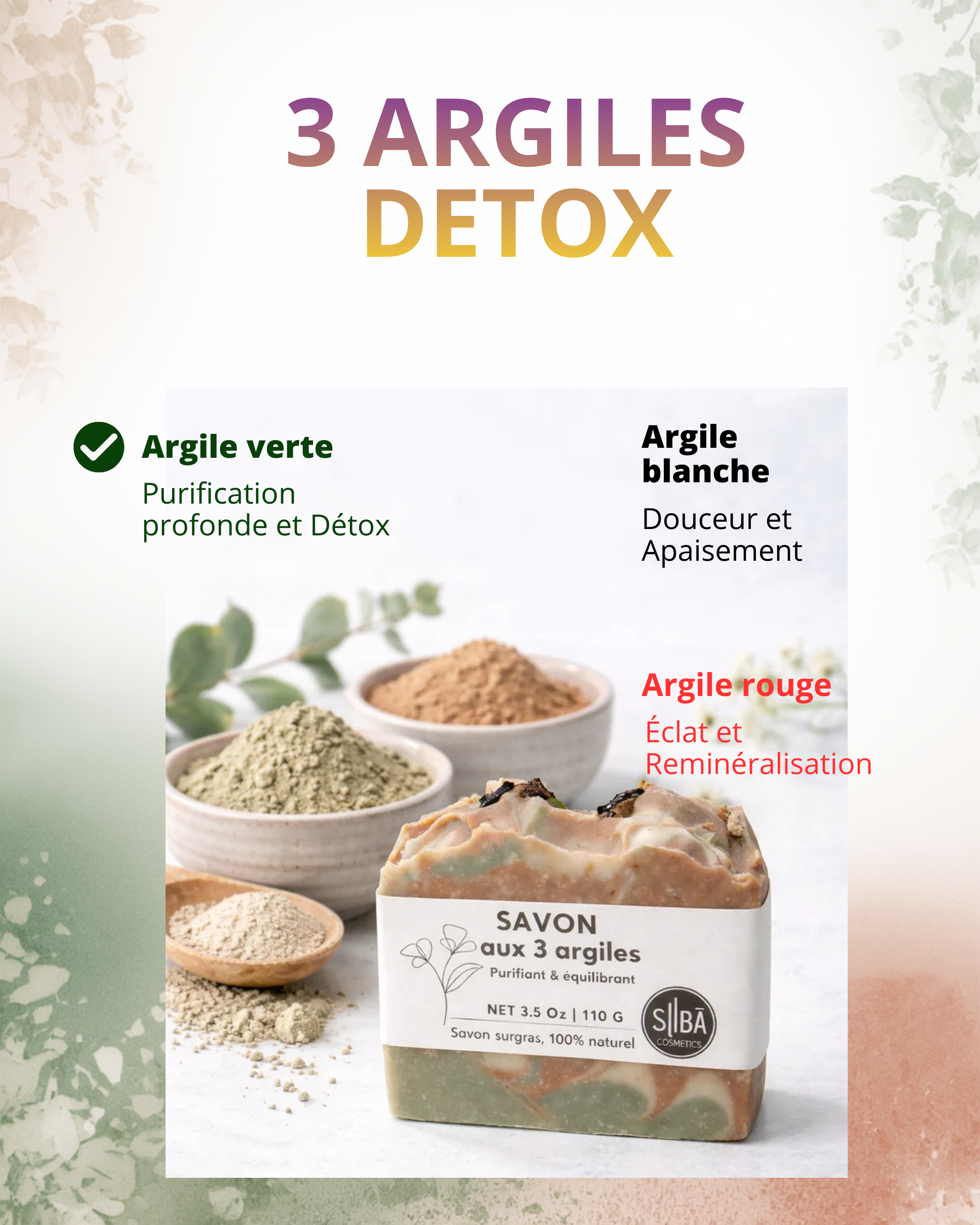 3 argiles Détox