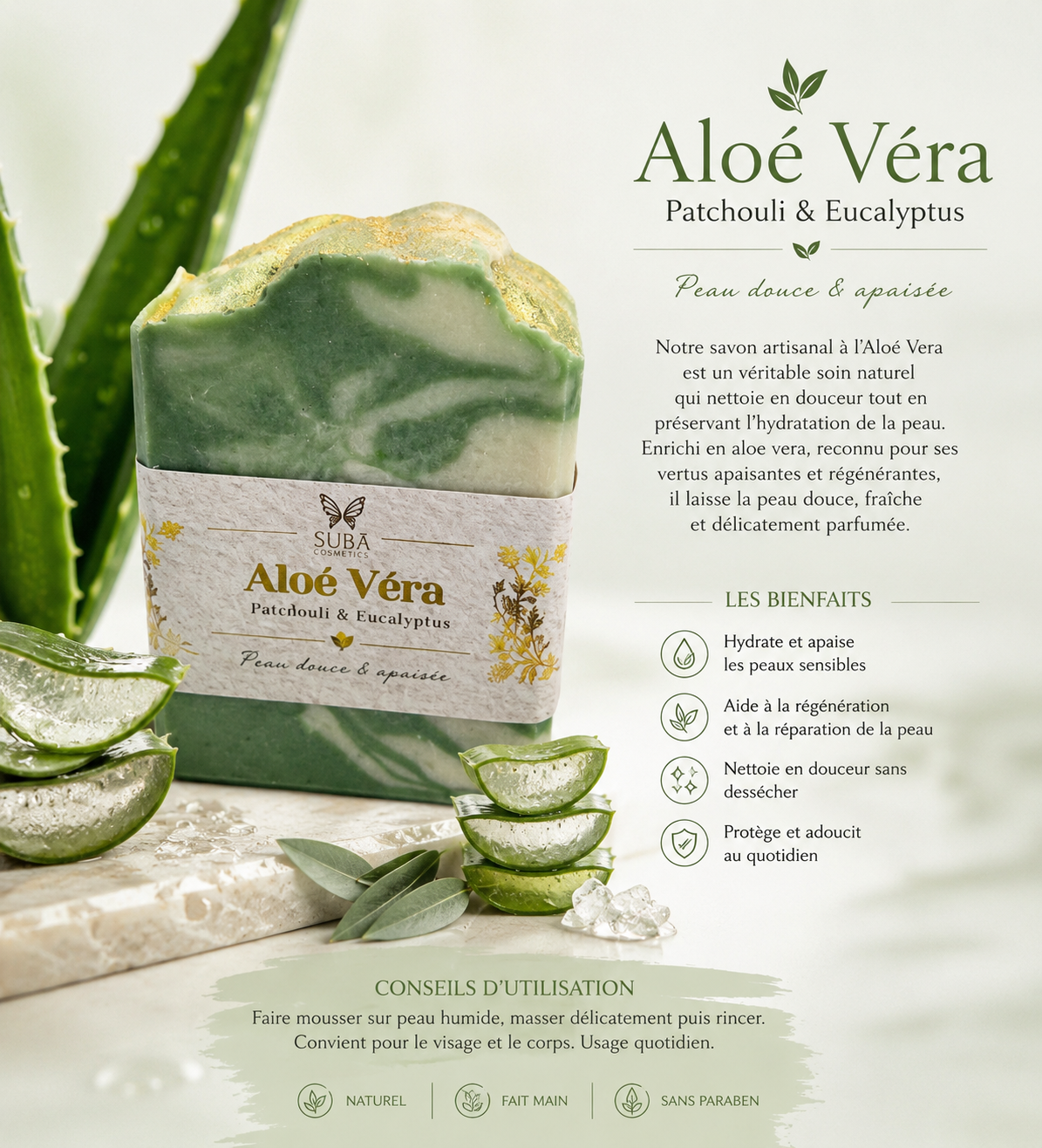Savon à l'Aloe Vera